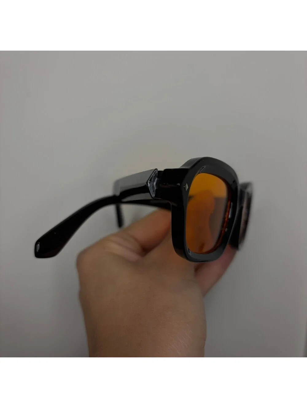 Orange Tint Modern Sunglasses A-53